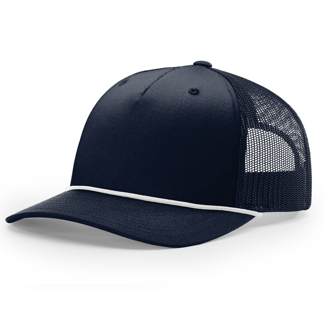 Vintage Ink™ Customized with Your Logo ~ Richardson 112FPR Five Panel Trucker Cap with Rope