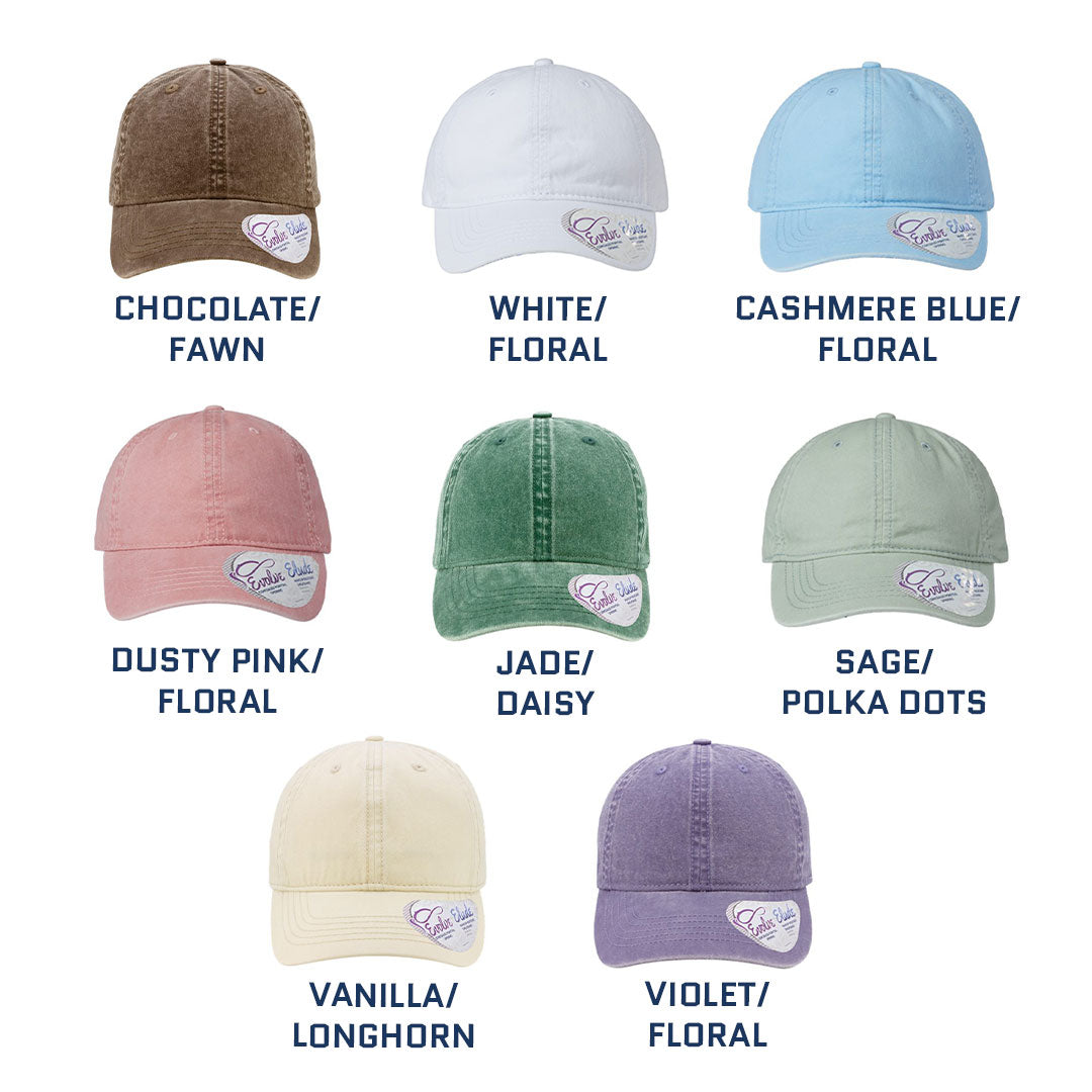 Debossed Heat Pressed - CASSIE Women's Ponytail Hat Relaxed Fit - Customized with YOUR LOGO