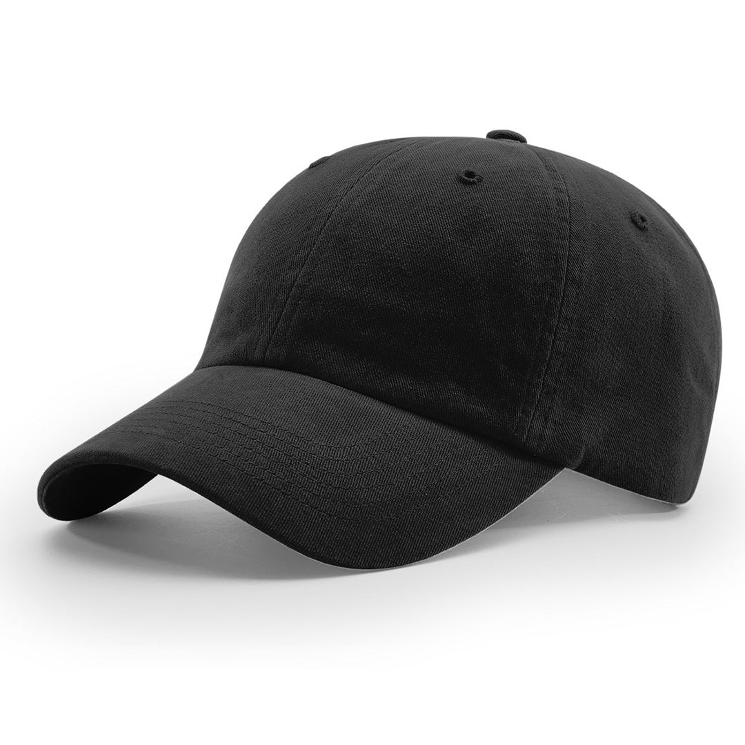 Debossed Heat Pressed - Richardson R55 Dad/Mom Cap Low Profile Leather Patch Hat with YOUR LOGO