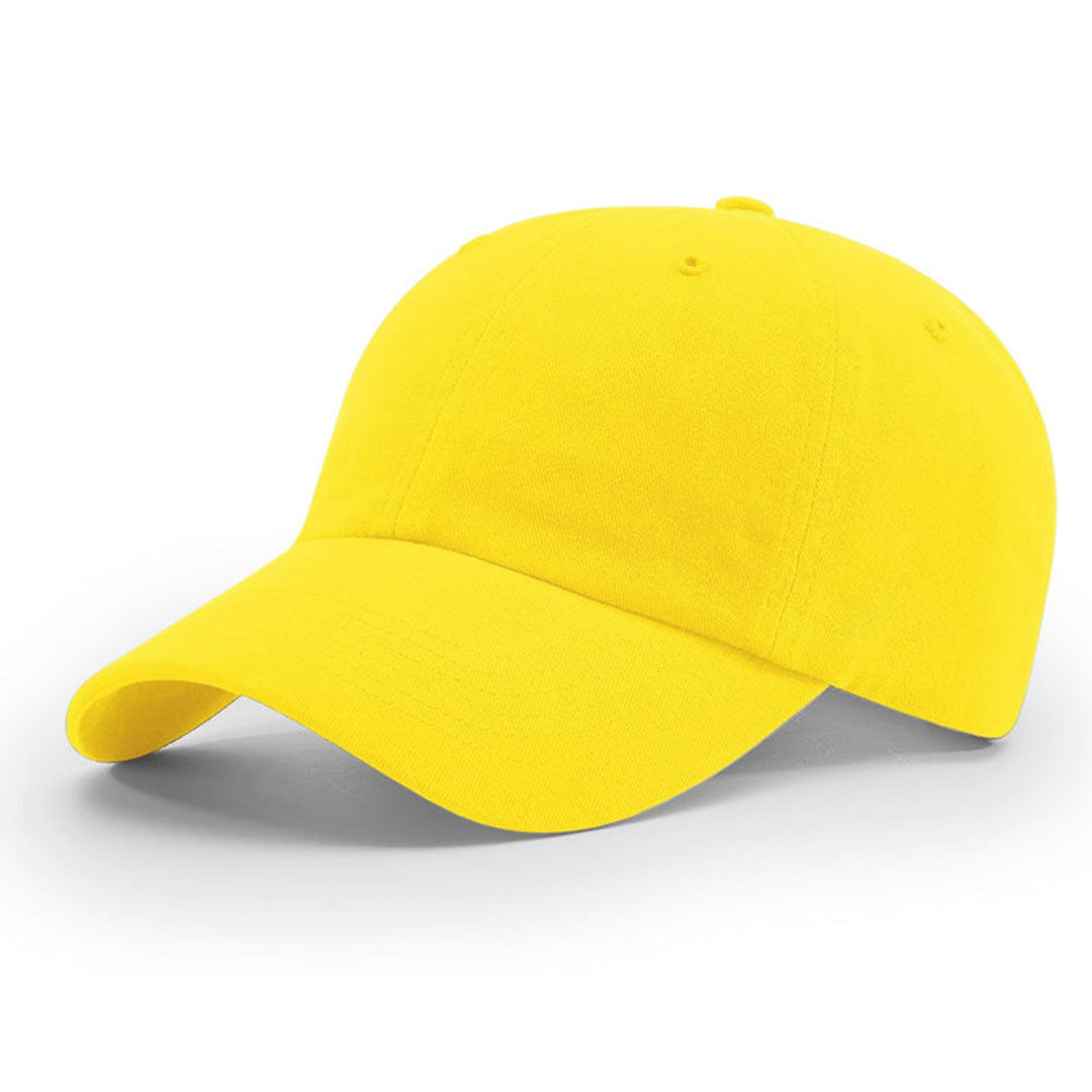 Debossed Heat Pressed - Richardson R55 Dad/Mom Cap Low Profile Leather Patch Hat with YOUR LOGO