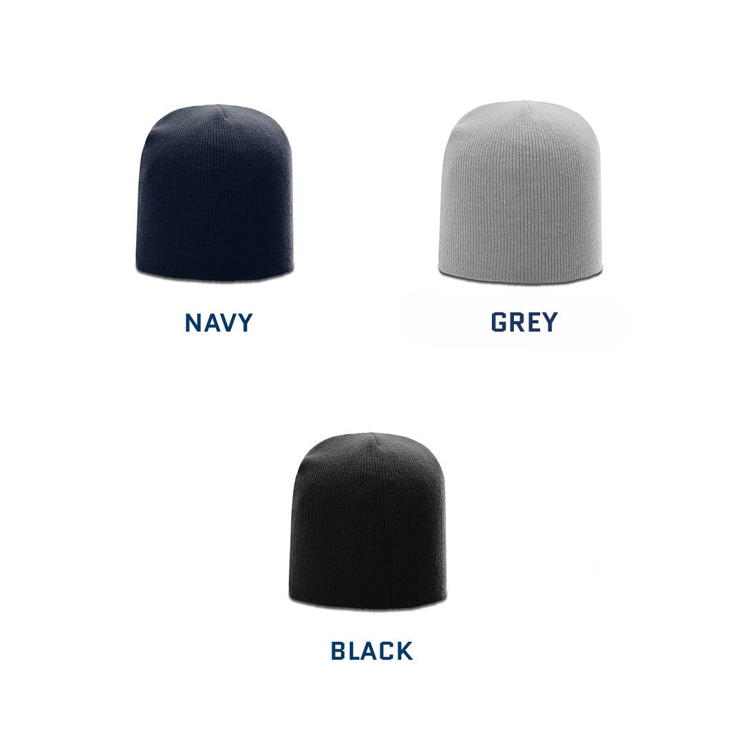 Solid Knit Custom Leather Patch Richardson Beanie