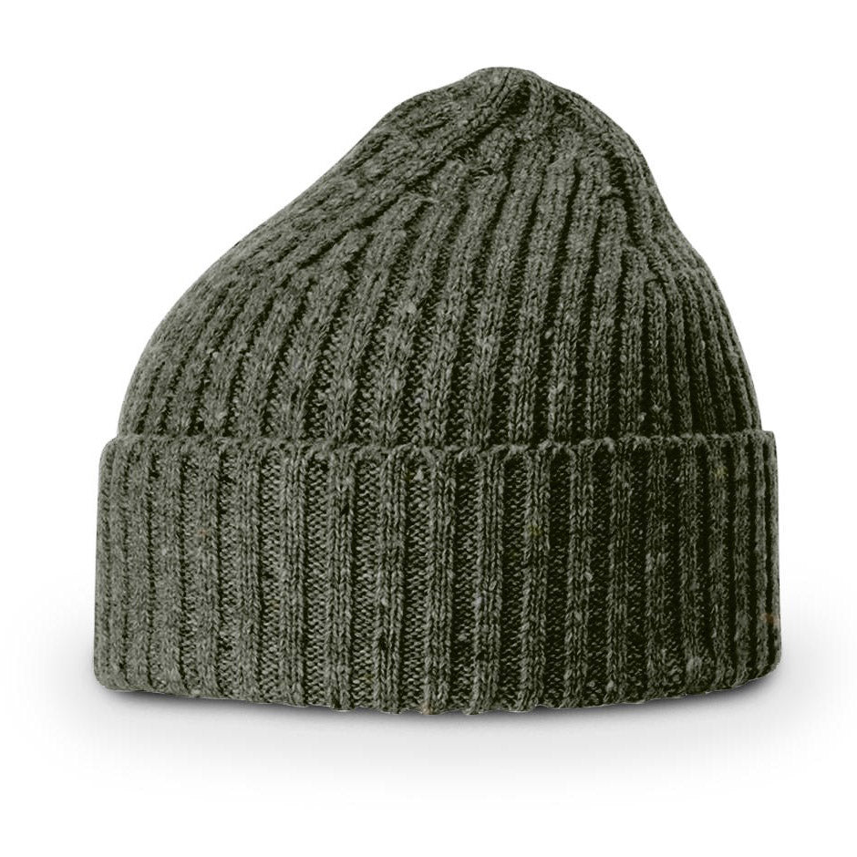 Merino Wool Knit Custom Leather Patch Richardson Beanie
