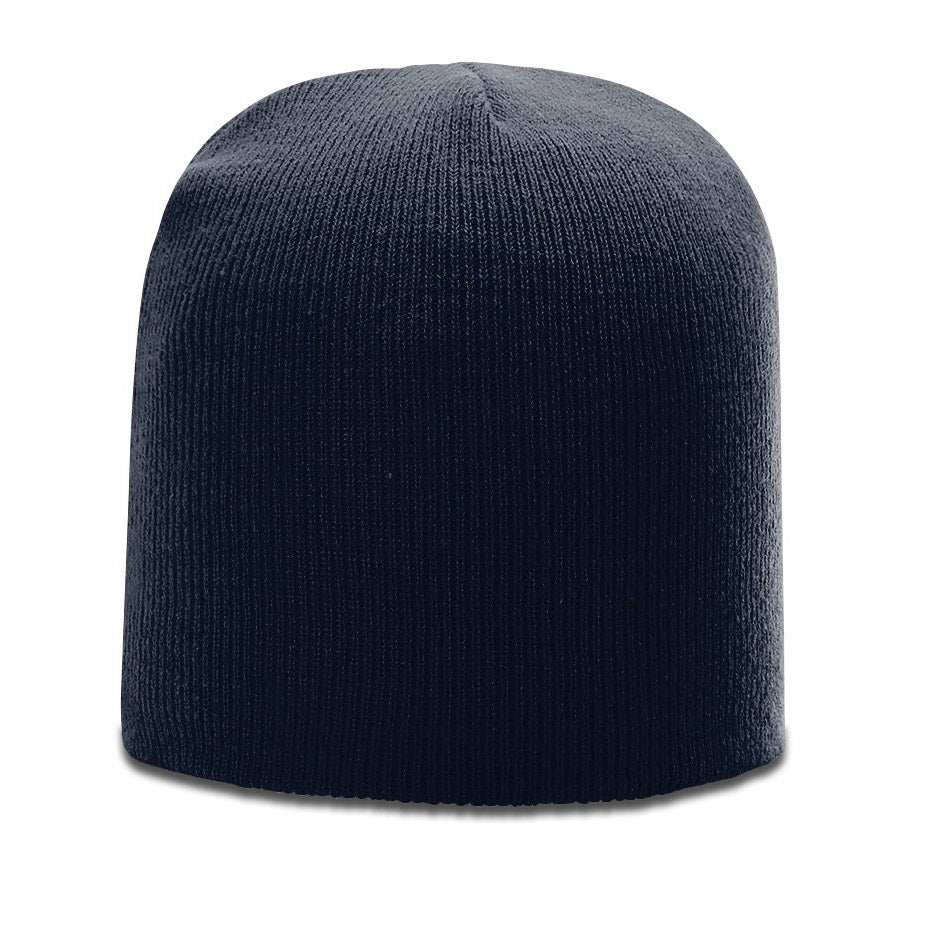 Solid Knit Custom Leather Patch Richardson Beanie