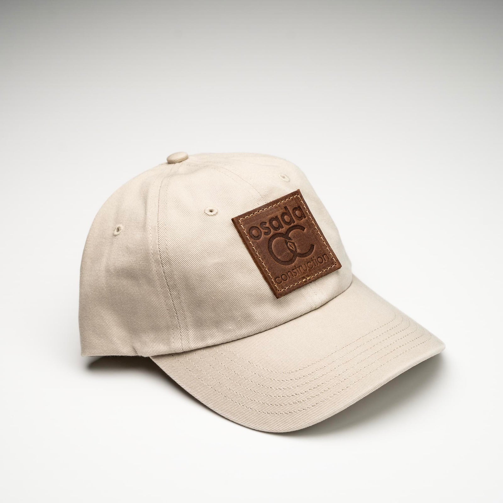 Debossed Heat Pressed - Richardson R55 Dad/Mom Cap Low Profile Leather Patch Hat with YOUR LOGO