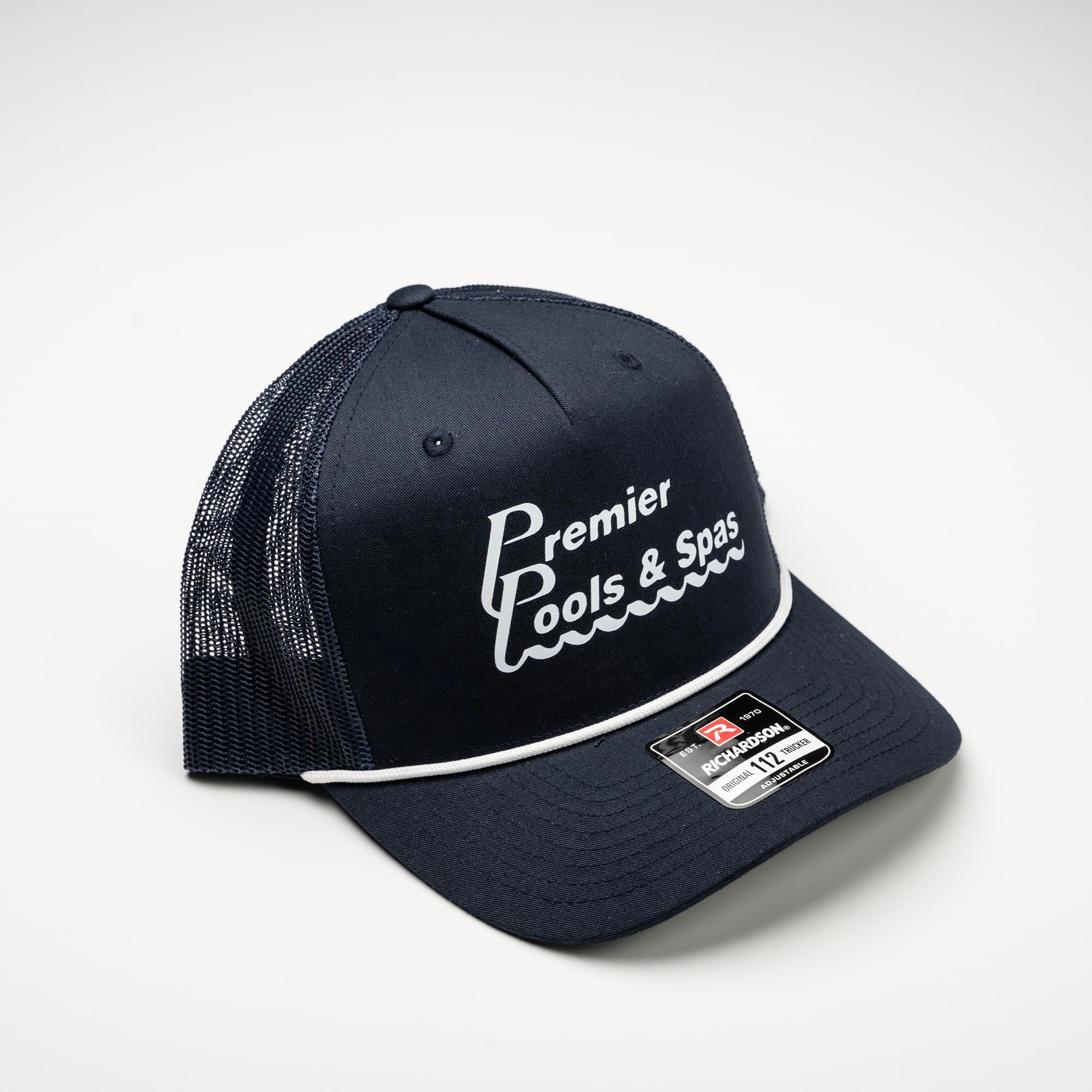 Richardson 112FP Custom Five Panel Trucker Leather Patch Hat