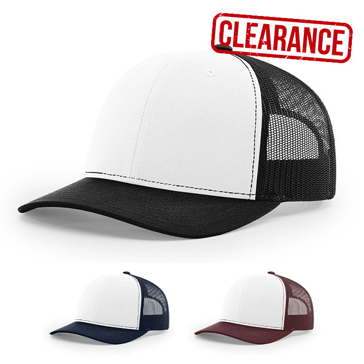 CLEARANCE - Richardson 112 Trucker Hat - Customized with YOUR LOGO