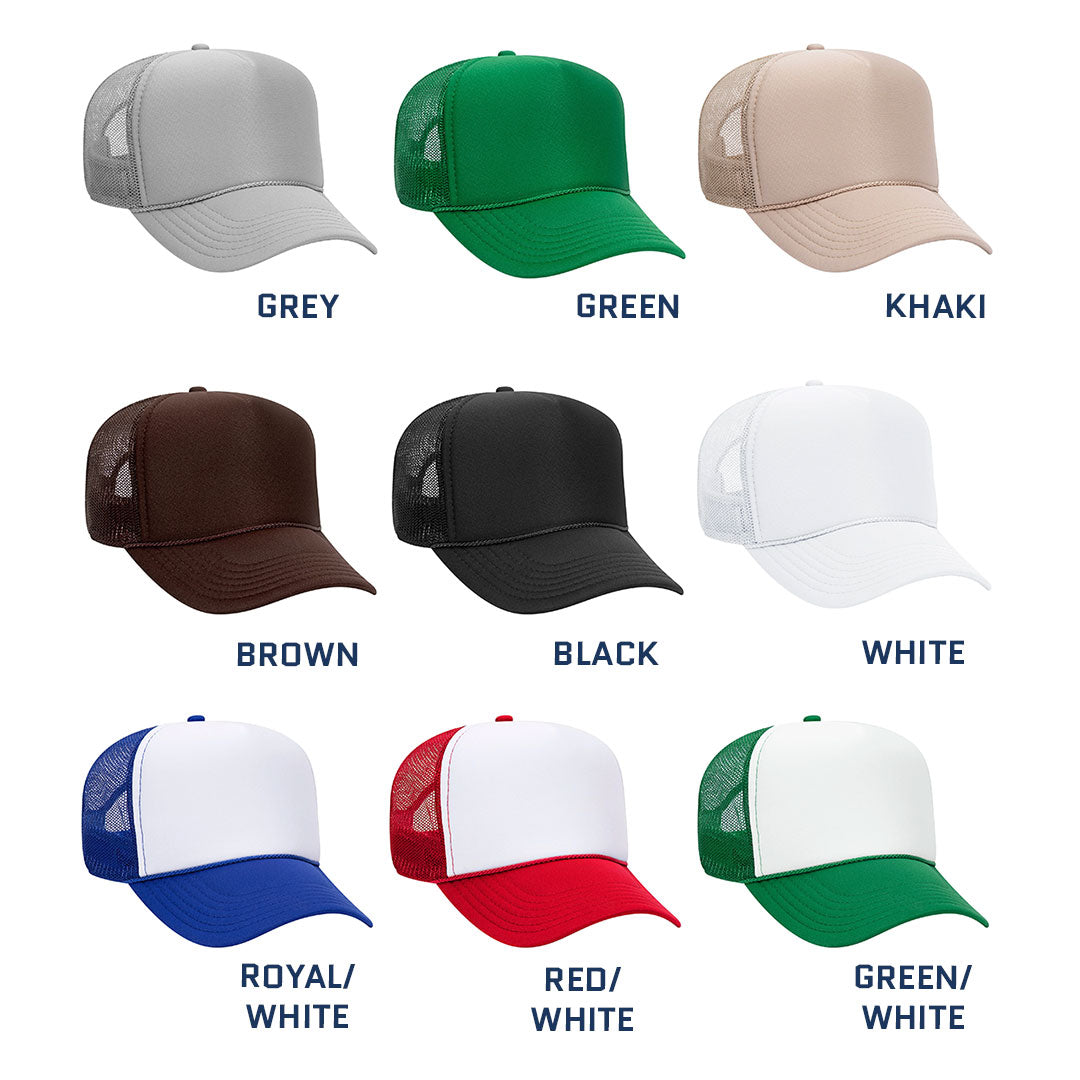 Vintage Ink™ Foam Trucker Hat Otto Foamie Cap 32-467 - Customized with Your Logo