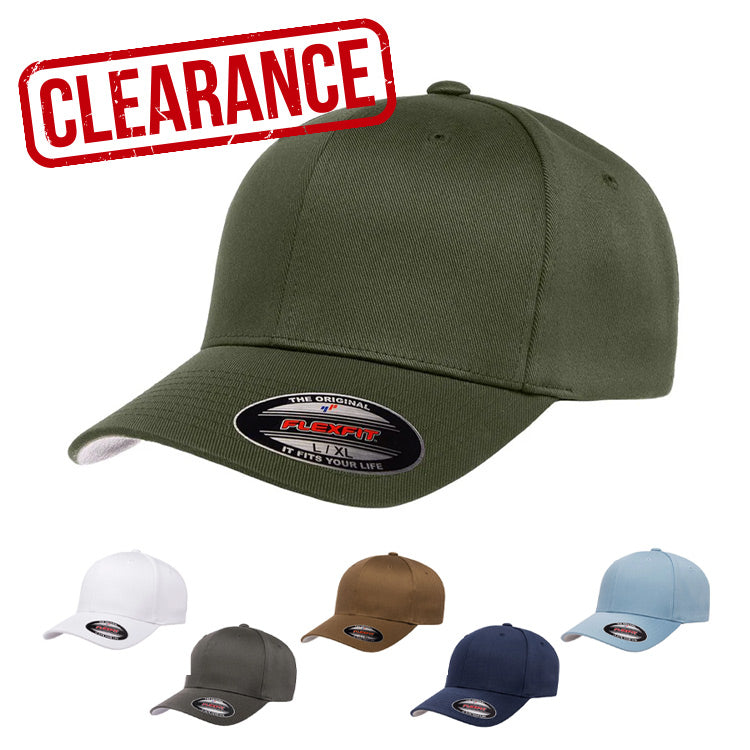 CLEARANCE - Yupoong 6277 Flexfit Hat - 6 Panel - Customized with YOUR LOGO