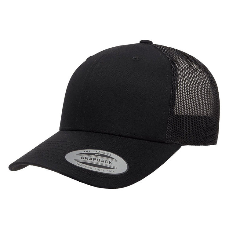 CLEARANCE - Yupoong 6606 Trucker Hat - 6 Panel - Customized with YOUR LOGO