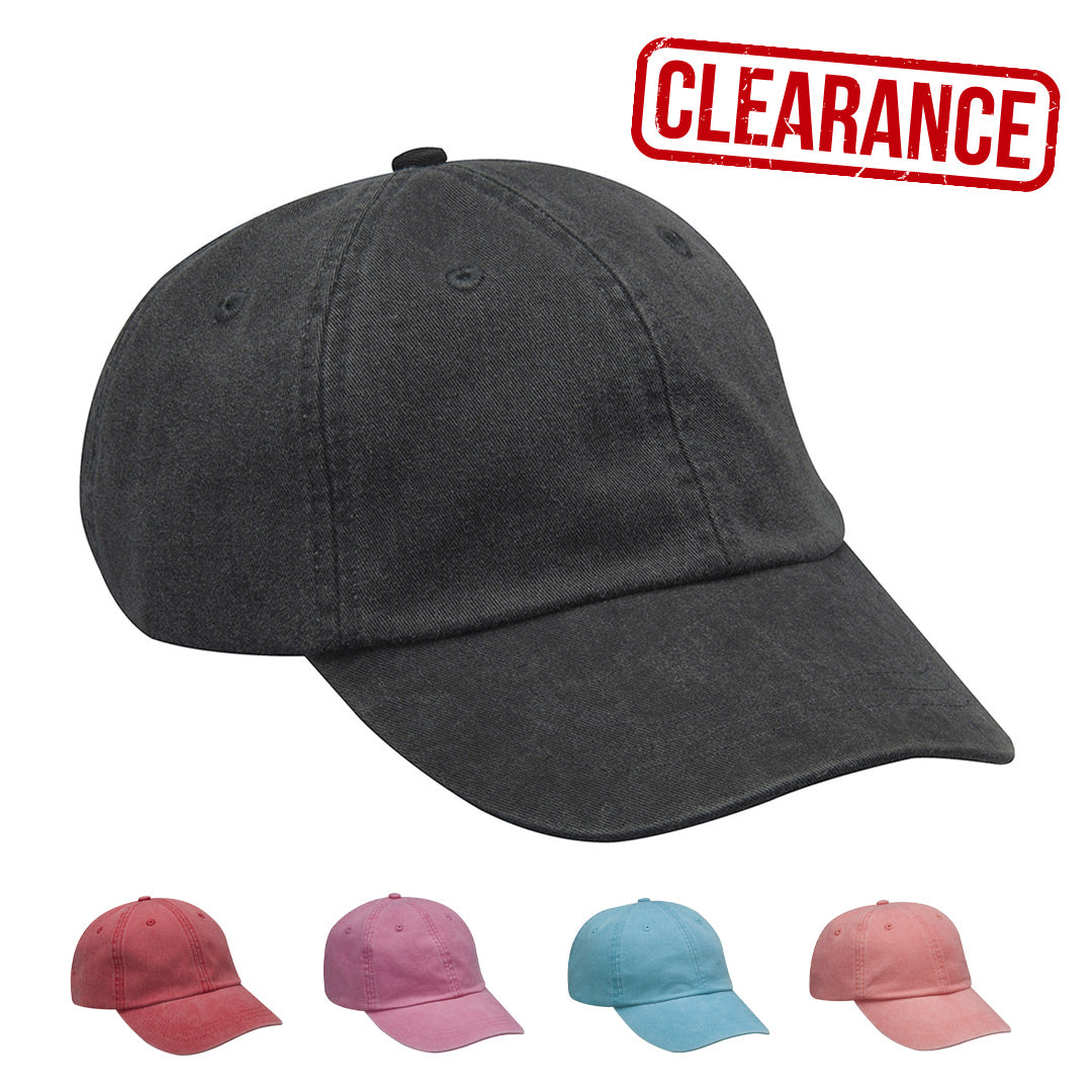 CLEARANCE - Adams 969 Unstructured Hat - Customized with YOUR LOGO