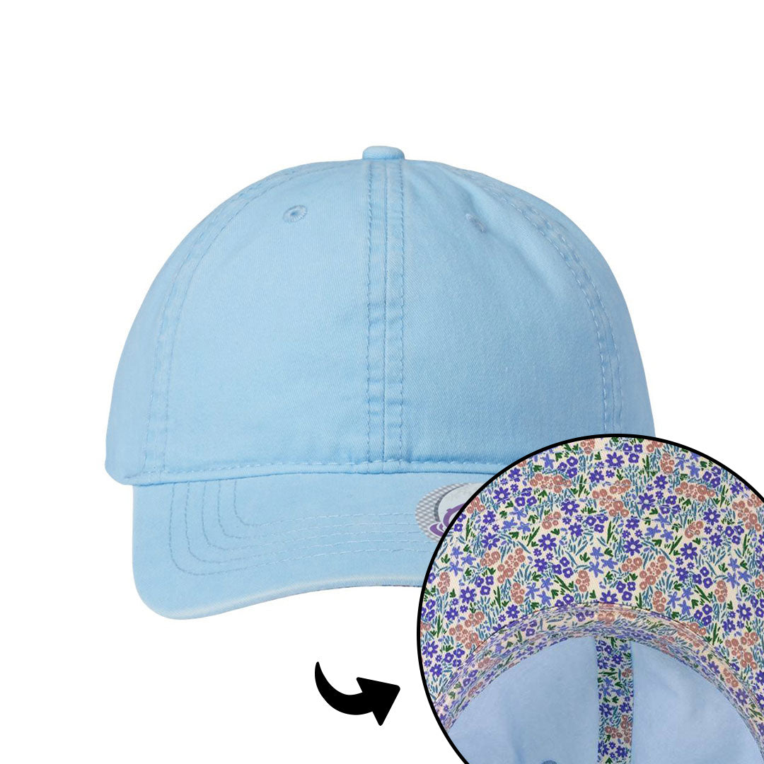 Debossed Heat Pressed - CASSIE Women's Ponytail Hat Relaxed Fit - Customized with YOUR LOGO