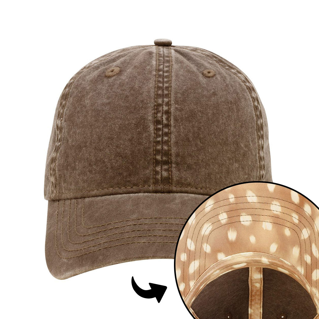 Debossed Heat Pressed - CASSIE Women's Ponytail Hat Relaxed Fit - Customized with YOUR LOGO