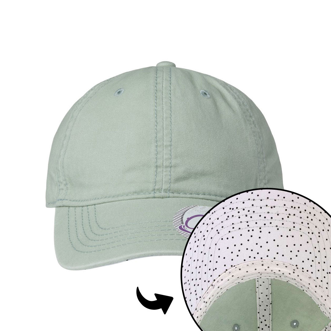 Debossed Heat Pressed - CASSIE Women's Ponytail Hat Relaxed Fit - Customized with YOUR LOGO