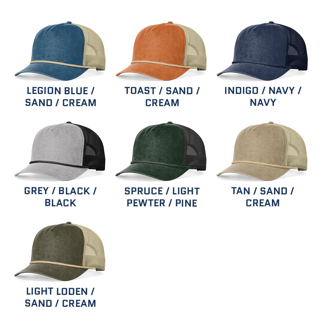 Vintage Ink™ Customized with Your Logo - Richardson 939 Five Panel Relaxed Fit with Rope - Customized with YOUR LOGO