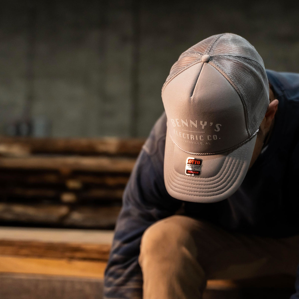 Vintage Ink™ Foam Trucker Hat Otto Foamie Cap 32-467 ~ Customized with Your Logo