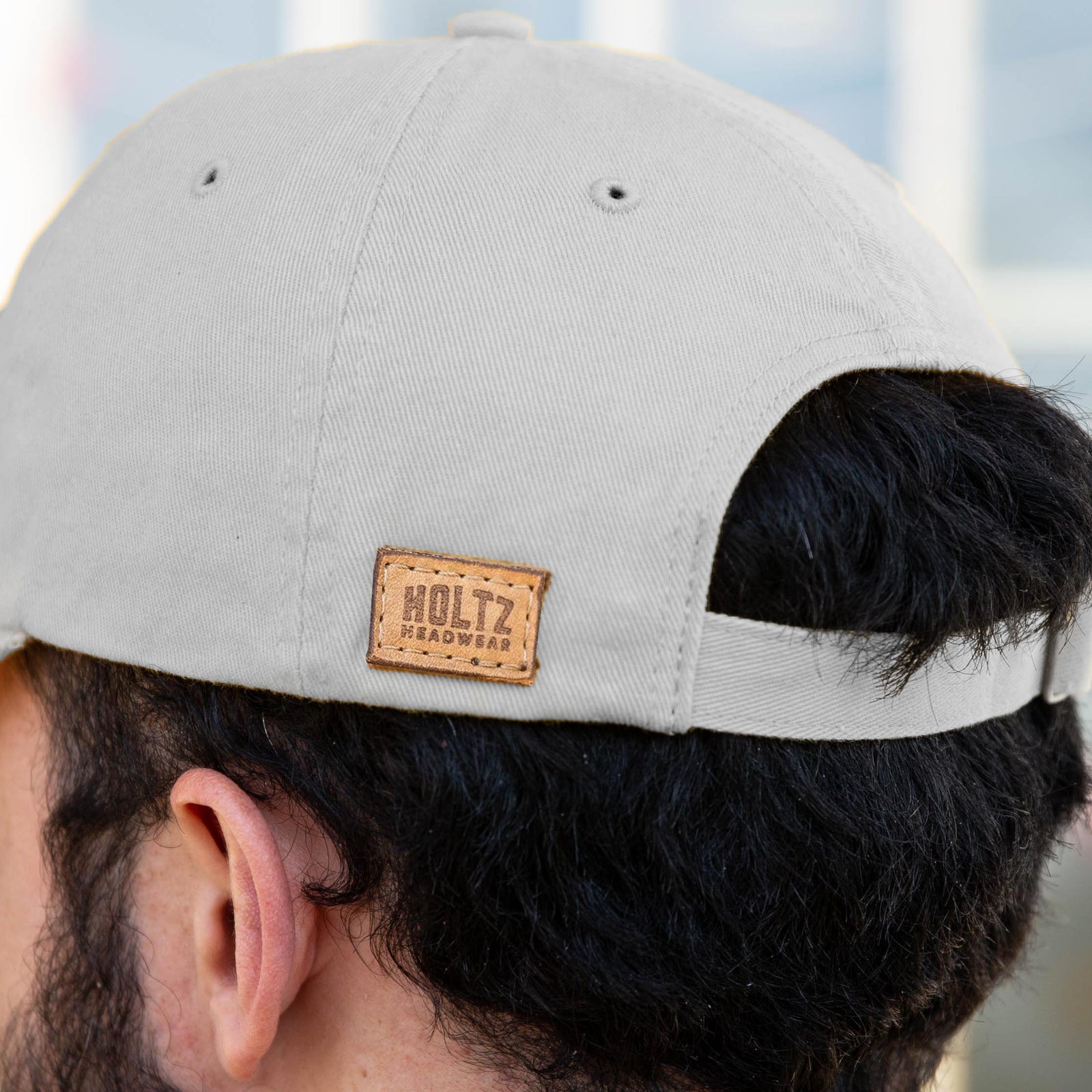 Debossed Heat Pressed - Richardson R55 Dad/Mom Cap Low Profile Leather Patch Hat with YOUR LOGO